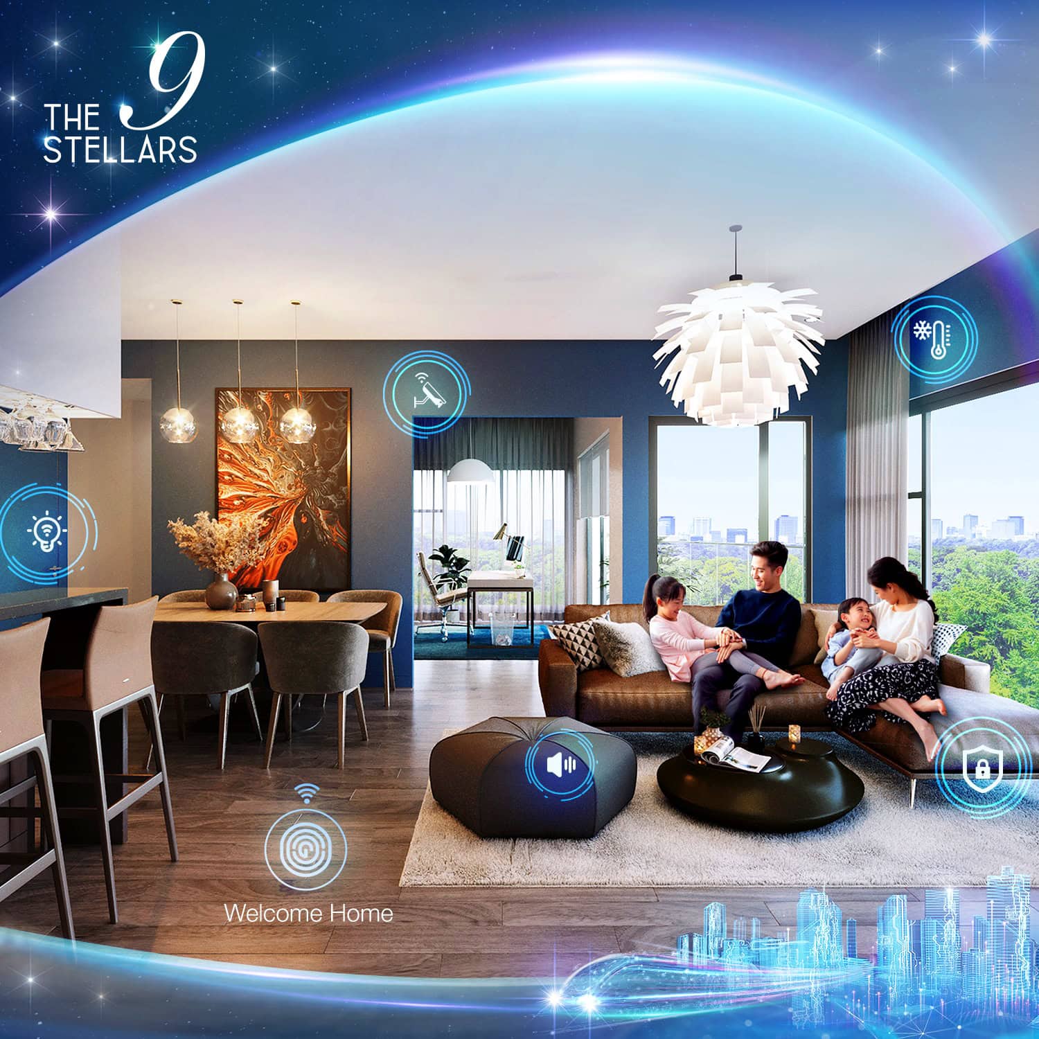 tiện ích the 9 stellars - khang dien realty