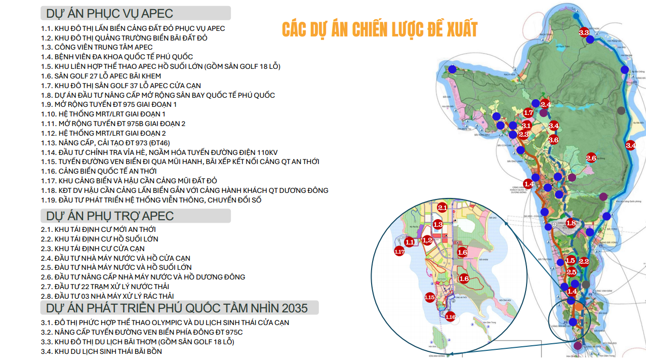 Các dự án Phục vụ apec 2027 tại phú quốc. Các dự án Phục vụ apec 2027 tại phú quốc.