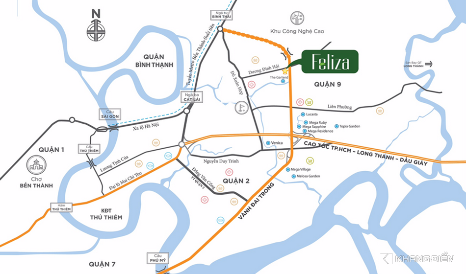 vi-tri FELIZA KHANG ĐIỀN