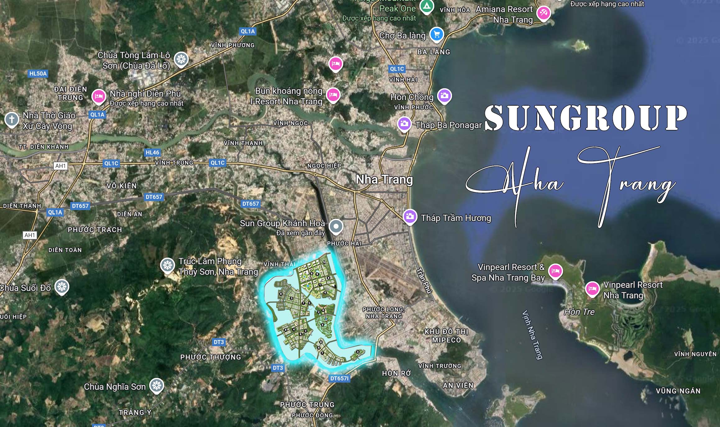 vị trí Sungroup Nha Trang