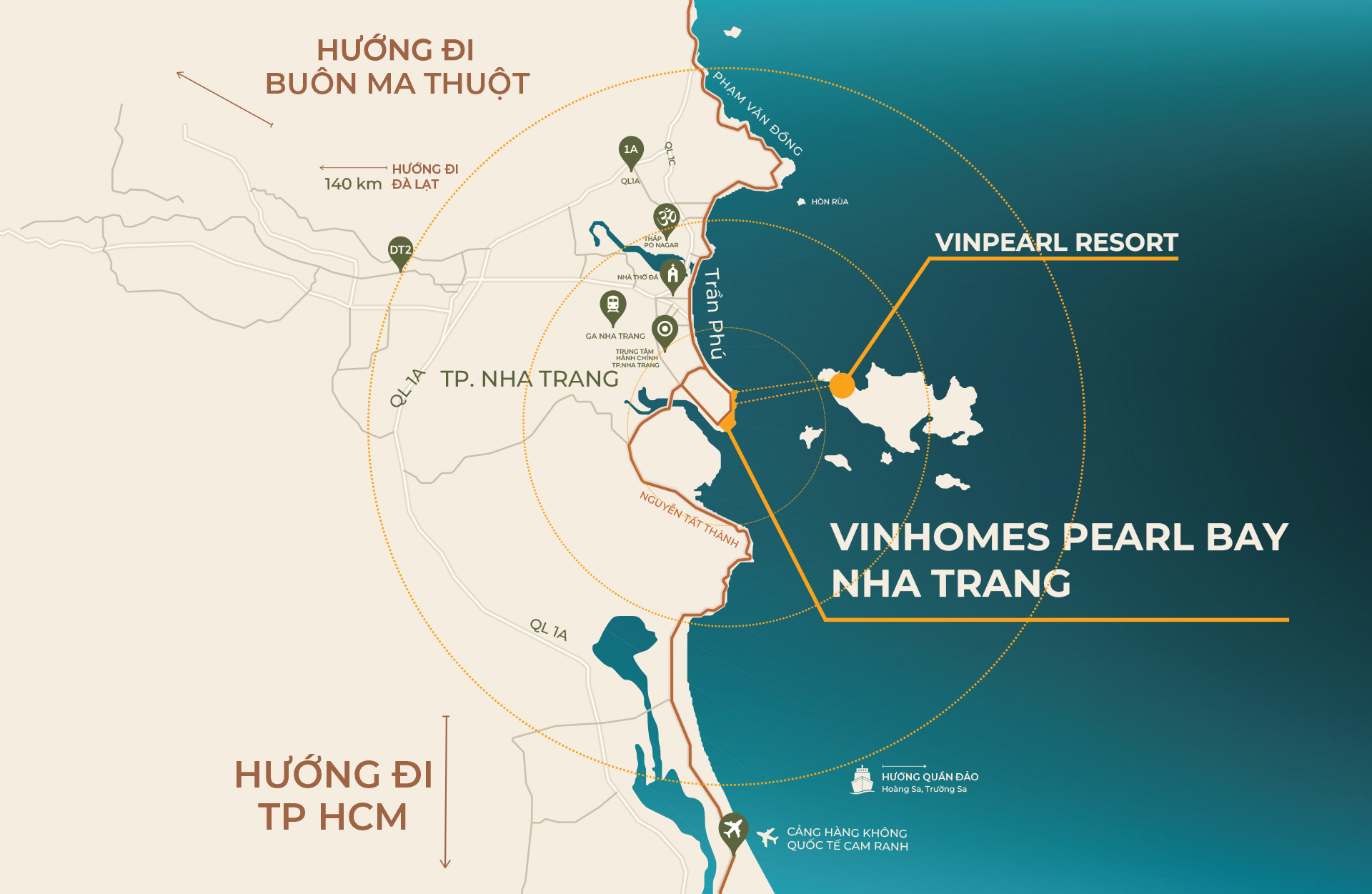vị trí vinhomes pearl nha trang