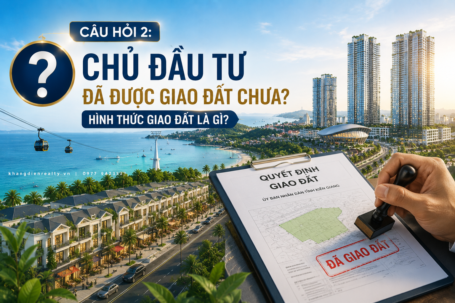câu hỏi 2. giao đất là gì